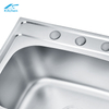 RV Kitchen Stainless Steel Round Hand Wash Basin Durable Sink 