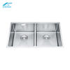 LS-7240HA Cheap Factory Supply OEM ODM double Bowl 201 304 Stainless Steel Kitchen Sink