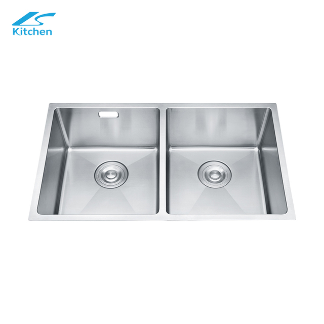 LS-7240HA Cheap Factory Supply OEM ODM double Bowl 201 304 Stainless Steel Kitchen Sink