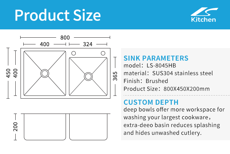 Durable Nano Titanium Plating Handmade Sink