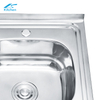 Afforable Price House Kitchen Sink 0.7mm Kitchen Sinks Single Types of Kitchen Sink Sink Cabinet Kitchen