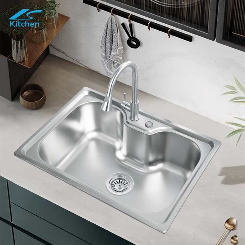 K Brazil Furniture Hardware Faucets Single Bowl Sink Stainless Steel Kitchen Sinks