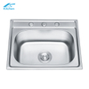 RV Kitchen Stainless Steel Round Hand Wash Basin Durable Sink 
