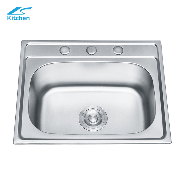 RV Kitchen Stainless Steel Round Hand Wash Basin Durable Sink 