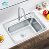 24*19 Inches Above Mounted Rectanglar Sinks Kitchen and Bathroom Single Bowl Rv Sink Bowl
