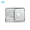 China Factory 201/304 Stainless Steel Single Bowl Kitchen Sink with Plate, Farmhouse & RV Use – Hydraulic Pressed Sink