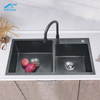 LS-7843HB Hot Sales black handmade sink Supplier Farmhouse Kitchen Sink