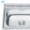 RV Kitchen Stainless Steel Round Hand Wash Basin Durable Sink 