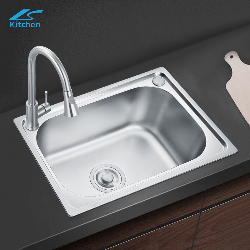 Hot Sale Washing and Cooking Basin 304 Stainless Steel Pressing Sink Deep Wash Basin Suitable for Home Farmhouse Workstation