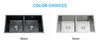 34.65" Silver Large Kitchen Handmade Double Sink Durable and rust protection suitable for Workstation House Kitchen 