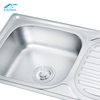 K-7540A single bowl with plate single drainboard 304 stainless steel SINK