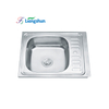 Stainless Steel Standard Size Kitchen Sink with Drainboard