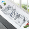 Industrial Triple Bowl Stainless Steel Sink / Kitchen Sink