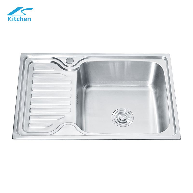  Undermount Corner Stainless Steel Single Bowl Kitchen Sink with Cutting Board – Square One-Hole Design, Ideal for Farmhouse Kitchens, Deep Basin