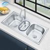 Industrial Triple Bowl Stainless Steel Sink / Kitchen Sink