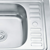 Stainless Steel Standard Size Kitchen Sink with Drainboard