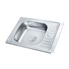 Stainless Steel Standard Size Kitchen Sink with Drainboard