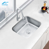 Single Bowl Undrnount Kitchen Sink Stainless Corner Laundry Sink