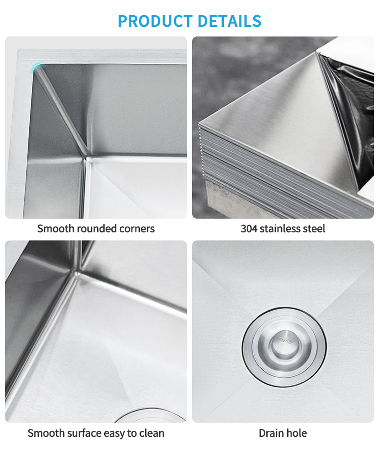 34.65" Silver Large Kitchen Handmade Double Sink Durable and rust protection suitable for Workstation House Kitchen 