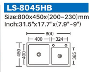 Wholesale High Grade Undermount Stainless Steel 304 Single Bowl Kitchen Sink