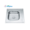 LS-6060 Stainless Steel Standard Size Kitchen Sink with Drainboard