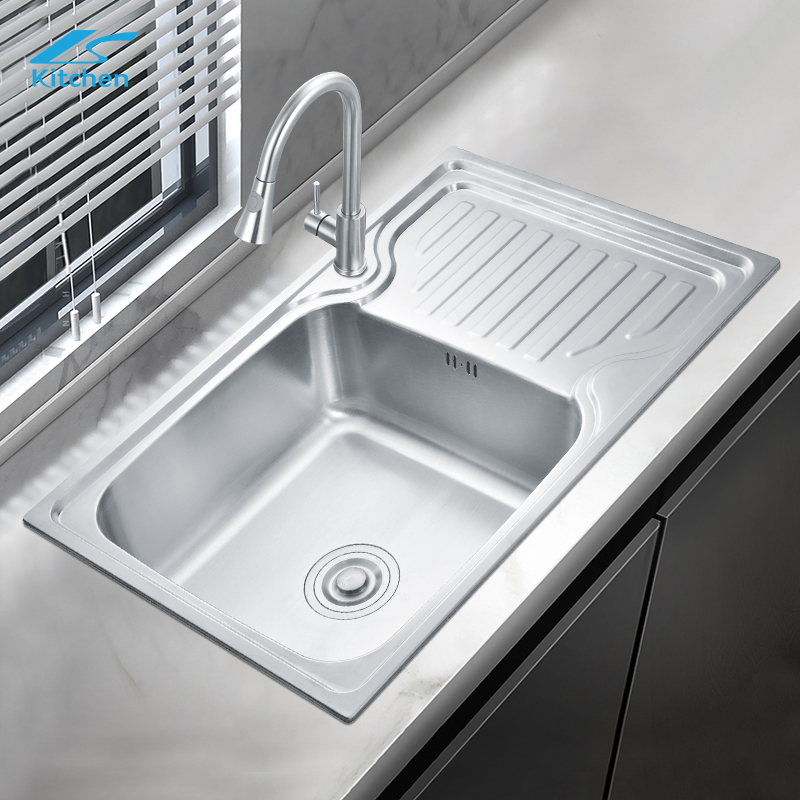  Undermount Corner Stainless Steel Single Bowl Kitchen Sink with Cutting Board – Square One-Hole Design, Ideal for Farmhouse Kitchens, Deep Basin