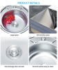 Lst-4949 Stainless Steel Sink Stainless Sink Chinese Supplier Stainless Steel Base Single Bowl Kitchen Sink