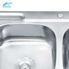 Useful kitchen sink stainless steel, large kitchen double sink with double drain plate