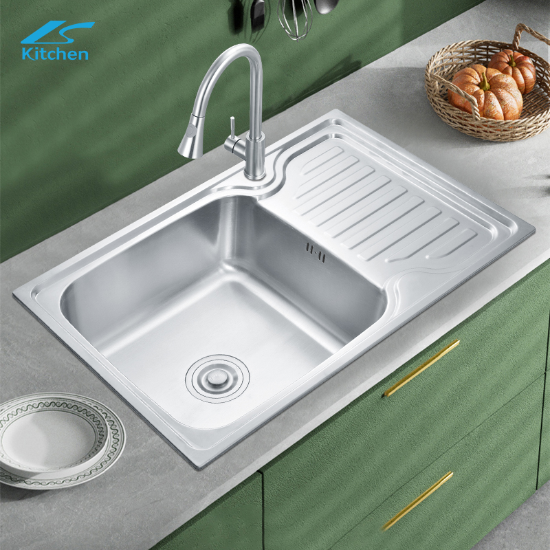  Undermount Corner Stainless Steel Single Bowl Kitchen Sink with Cutting Board – Square One-Hole Design, Ideal for Farmhouse Kitchens, Deep Basin