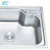 Large Size Cooking Basin Brushed Single Bowl Stainless Steel Small Kitchen Sink