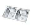 China Wholesale commercial sink Above Mounted Kitchen Sink 