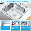 Corner Sink Silver 304 Stainless Steel Small Round Single Bowl Undermount Kitchen Sink - Best Farmhouse Sink