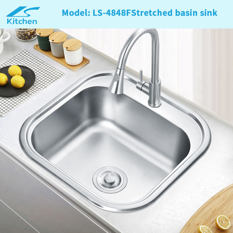 Corner Sink Silver 304 Stainless Steel Small Round Single Bowl Undermount Kitchen Sink - Best Farmhouse Sink