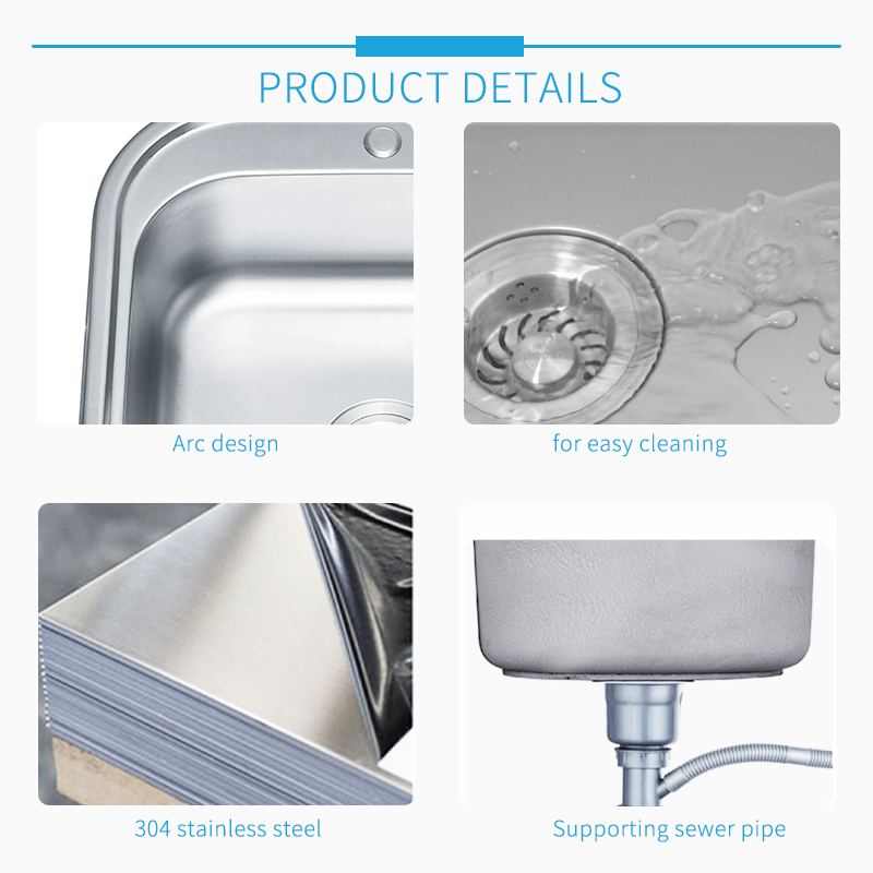 Corner Sink Silver 304 Stainless Steel Small Round Single Bowl Undermount Kitchen Sink - Best Farmhouse Sink